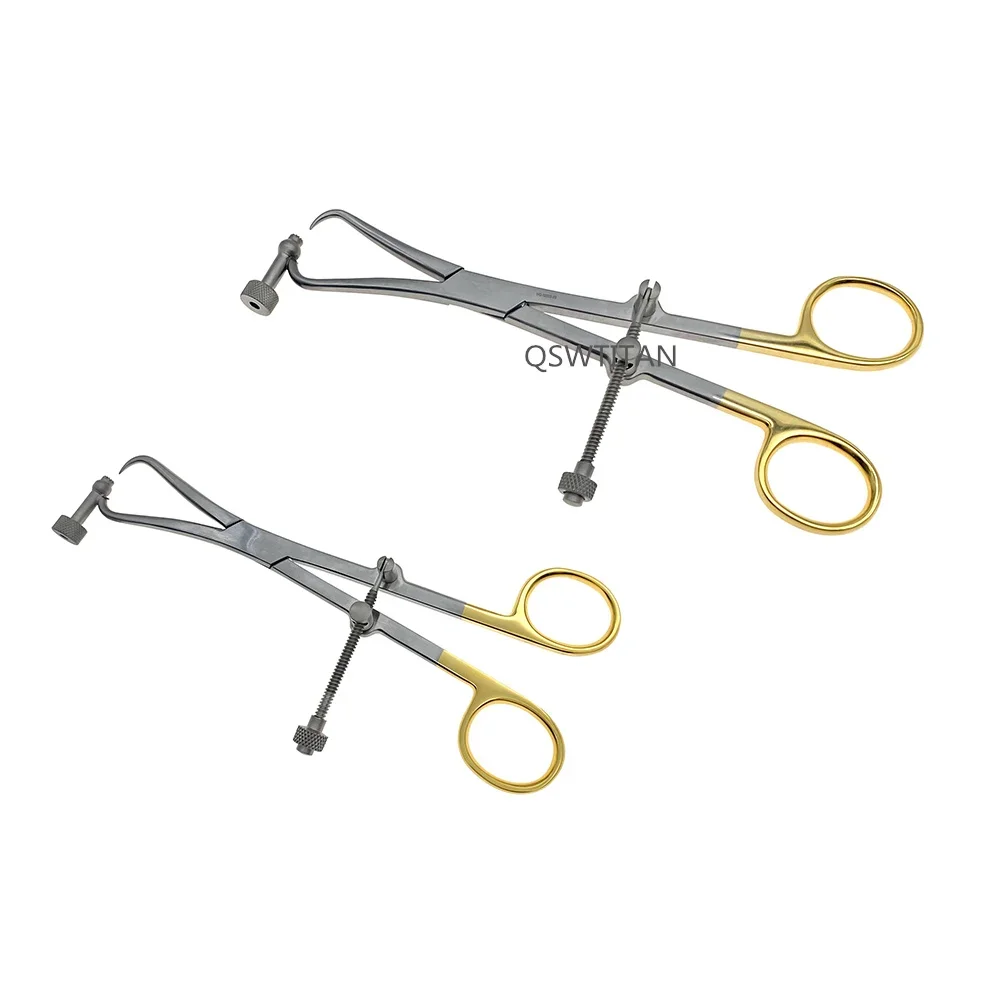 Orthopedic Bone Reduction Forceps with Drill Guide Orthopedic Bone Plate Holding Forceps Veterinary Surgical Instrument