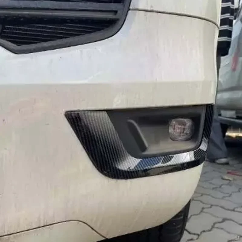 

ABS Carbon Fiber For Toyota Land Cruiser LC300 2023 Car styling front fog light trim sticker exterior protection accessories