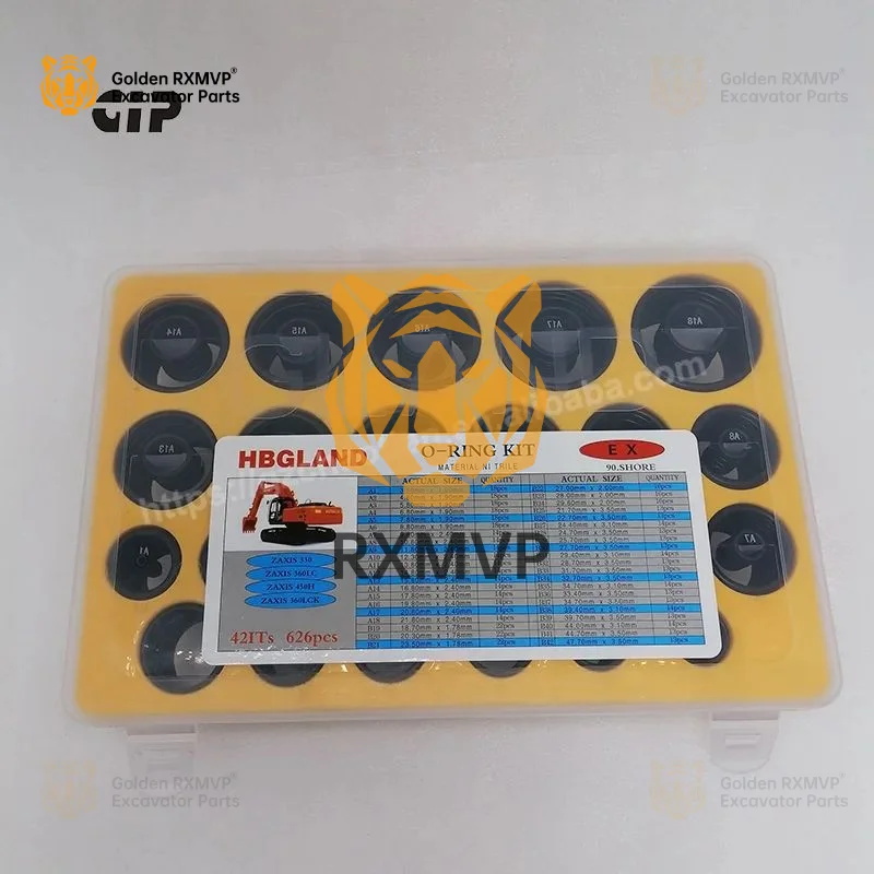 XMVP  For Universal Excavator Spare Parts O Ring Box Zaxis 330 360lc 450 Seal Kit Hitachi