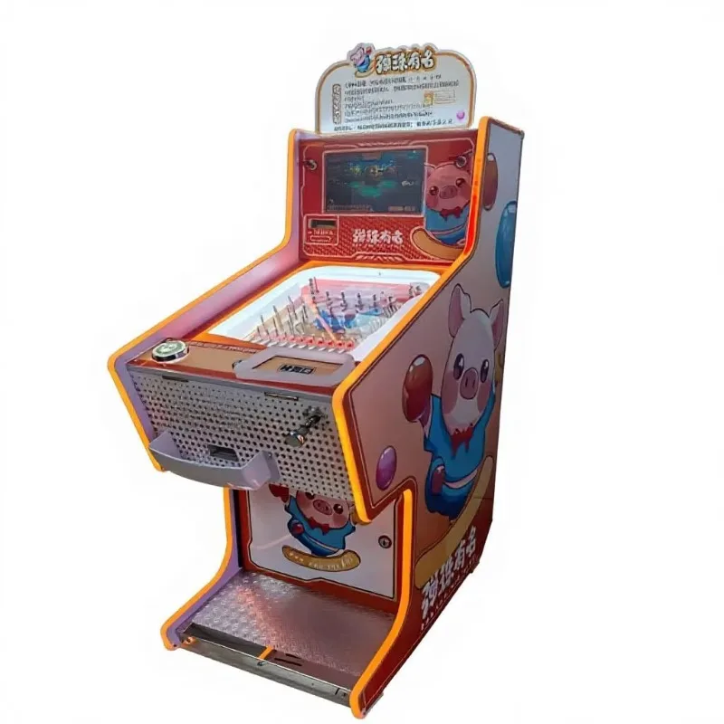 Commercial coin-operated pinball machine with LCD screen, suitable for children's arcade exchange games in amusement parks