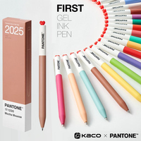 NEW KACO PANTONE Gel Ink Pens, High Quality 48 ° Low Angle Dual Ball Nib Ultra-smooth Funny Pen Children Innovation Accsesories