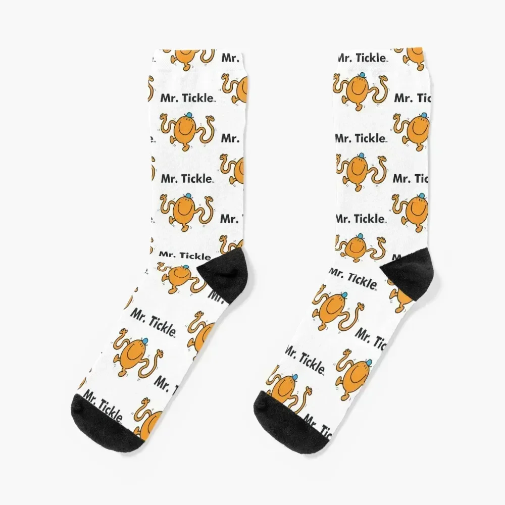 

Unique Print with Mr. Tickle Cool Socks anti slip football cotton anti-slip Socks Man Women's