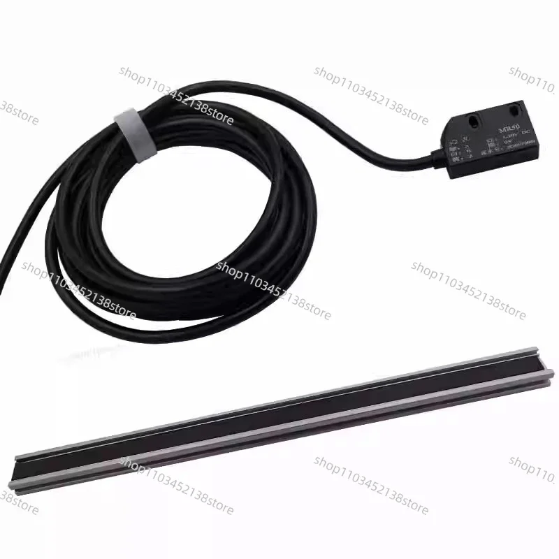 

MR50 Magnetic Grid Displacement Sensor Ruler Reading Head Linear Displacement Transducer High Precision Displacement Ruler