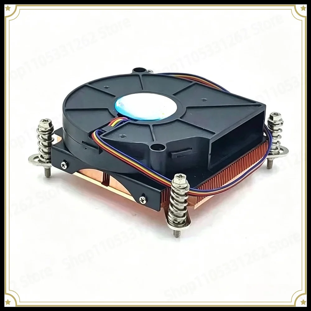 1U Full Copper Turbo Radiator for Server, CPU Cooler for LGA115X 1700 1200 2011