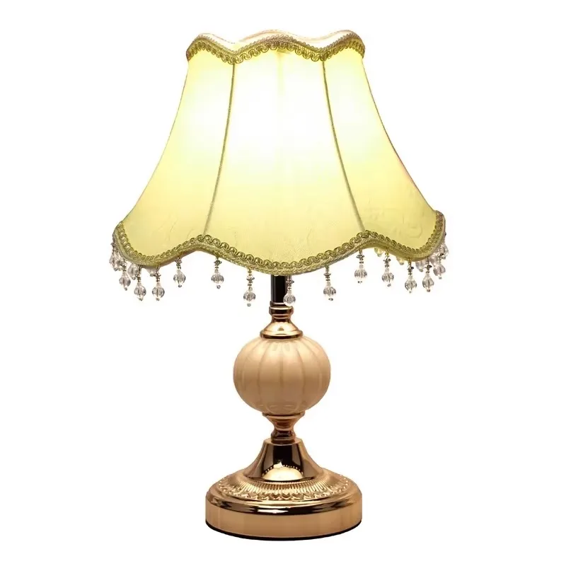 Lampada da camera da letto europea lampada da comodino moderna dimmerabile a risparmio energetico creativa
