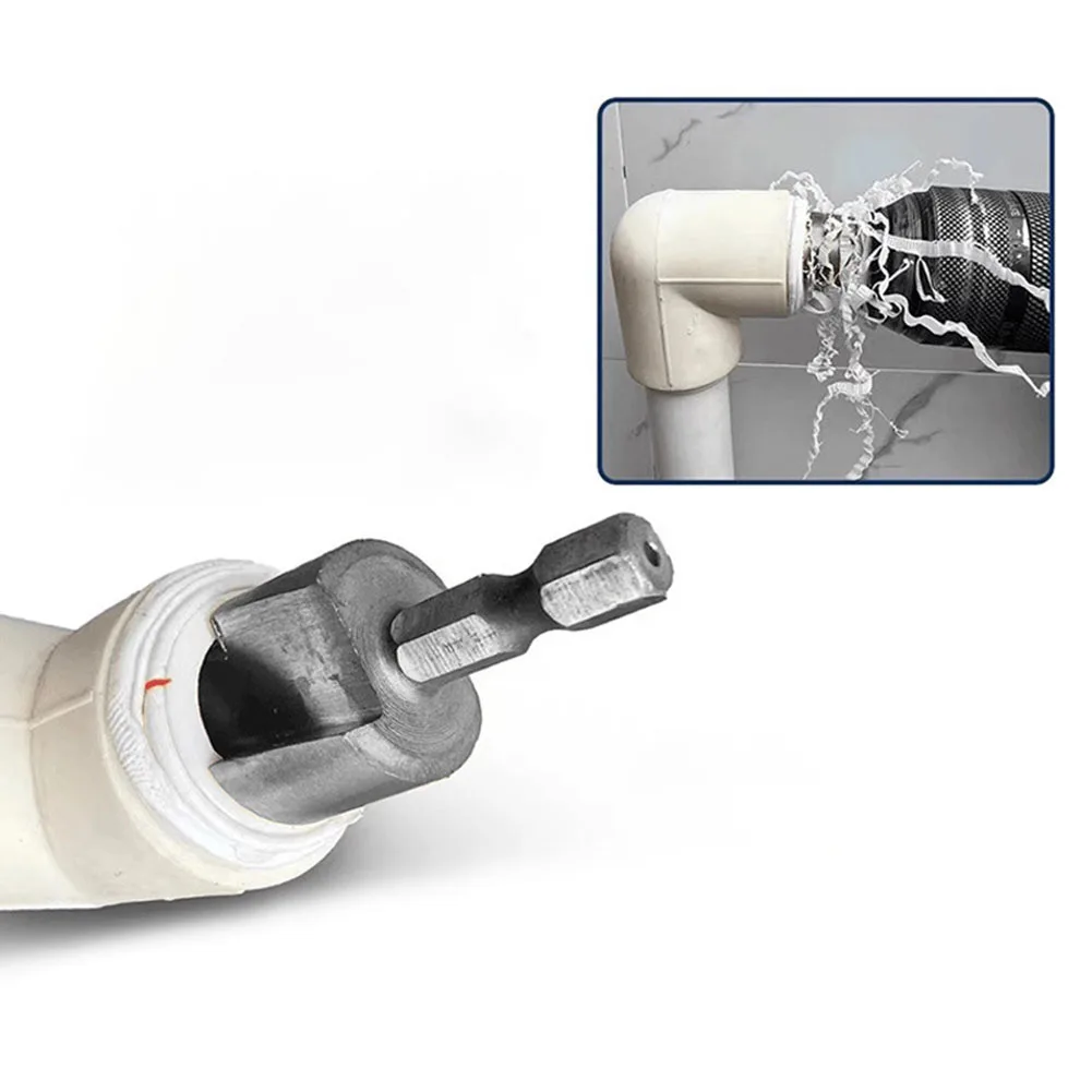 Hexagonal Shank Broca, Tubulação de Água Expansão, Punch Plumber Puncher, Hidráulica, Furo Elétrico, Ferramentas de Expansão, 6.35mm, 1Pc