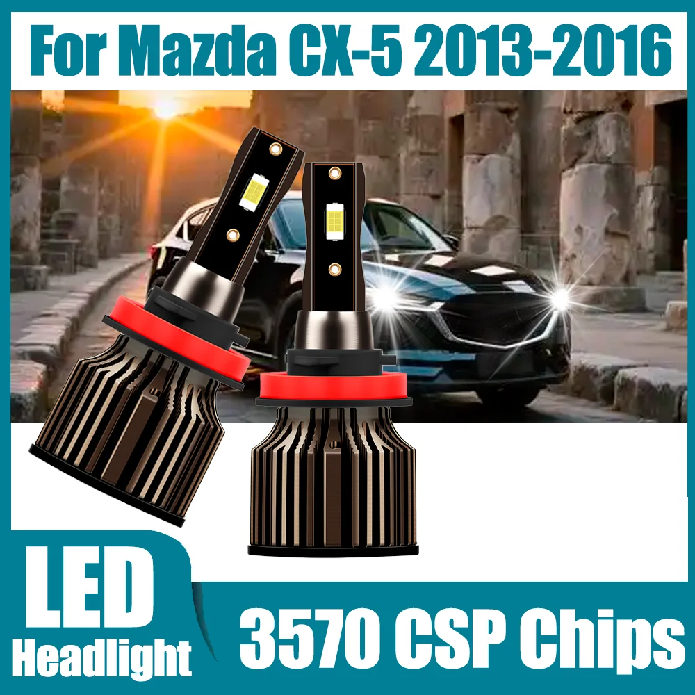 

2 шт. H11 H8 H9 автомобильные фары светодиодные лампы для фар 130 Вт 6000 К супер белый 30000LM высокой мощности для Mazda CX-5 2013 2014 2015 2016