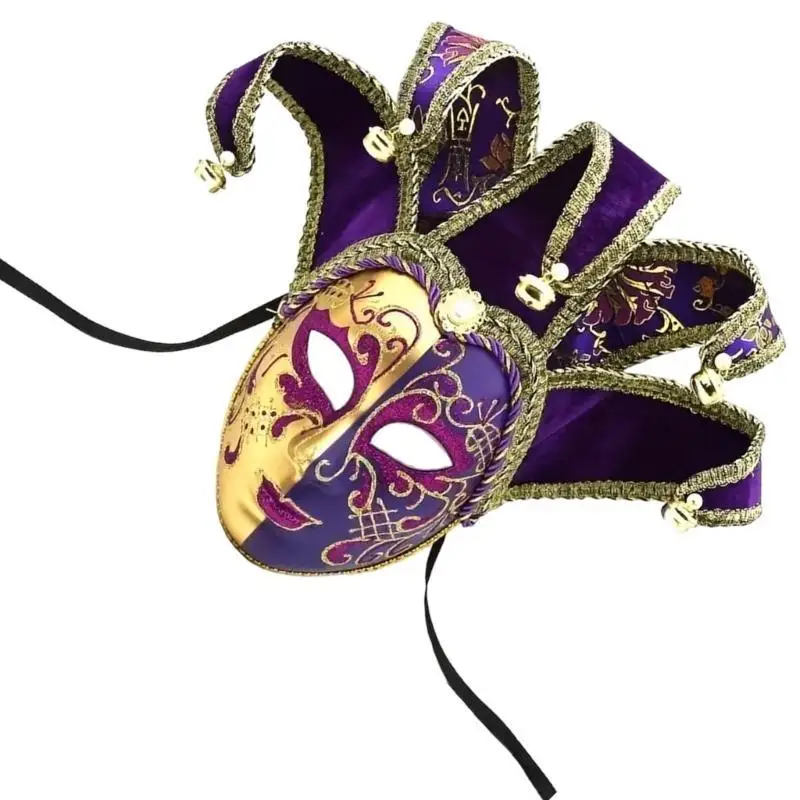 

652F Mask Masquerade Mask Halloween Costume Mask Mardi Gras Mask Party Mask