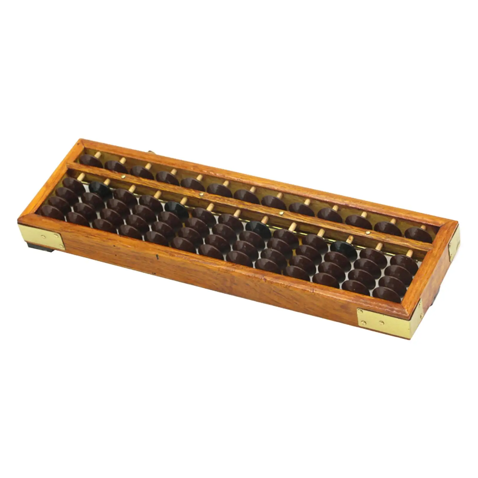 Wooden Abaco for Children 13 Digits Counting Calculator Math Learning Montessori Educational Beads Tool view 2