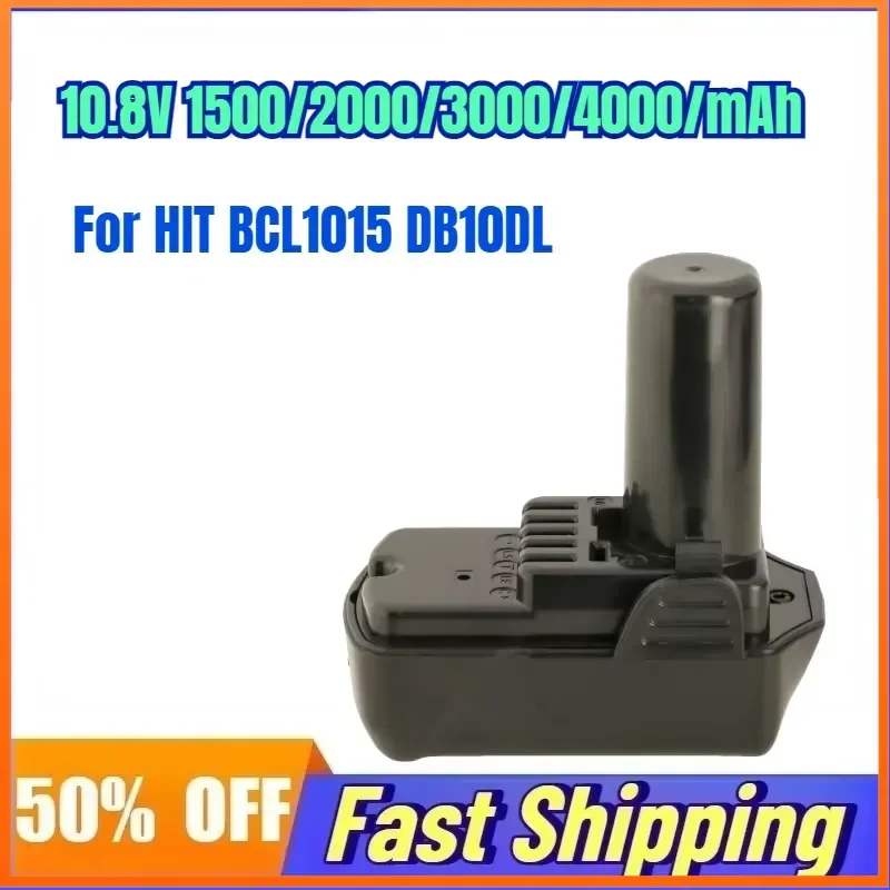 

10.8V 3000mAh Rechargeable Battery for HIT BCL1015 DB10DL Electric Drill Electric Saw Impact Drill Lithium Battery
