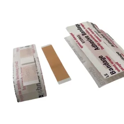 50pcs/set 4*1cm Band Aid Mini Elestic Wound Patch Sticking Plaster for First Aid Strips Adhesive Bandages Waterproof Woundplast