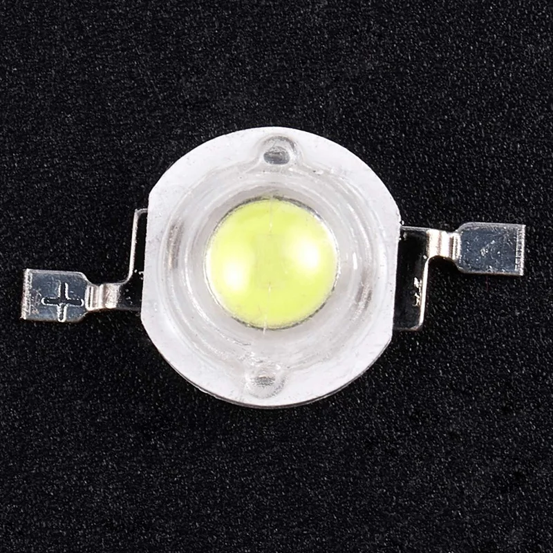 A63K-25 Pcs White Light Led Module: 5 Pcs Led Lamp Bulb 10W 20000K 900Lm & 20 Pcs 2 Pin 3W LED Bead Emitters 170-190Lm 6000K