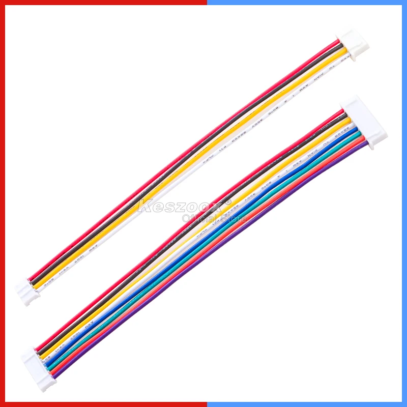 Yoeruyo JST XH2.54 إلى PH2.0 سلك كابلات الموصلات 22AWG 2-10Pin ذكر أنثى التوصيل المقبس محطة تمديد 40/50/80/100 سنتيمتر