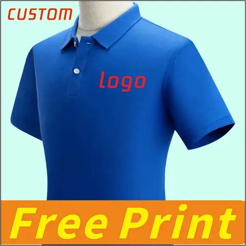 Polo Shirt, Short Sleeved Shirt, Custom Logo, Summer T-Shirt, Printed Logo, Embroidered Logo, Men's and Women's Clothing, Person - Image 12