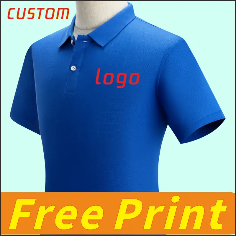 Polo Shirt, Short Sleeved Shirt, Custom Logo, Summer T-Shirt, Printed Logo, Embroidered Logo, Men's and Women's Clothing, Person - Image 12