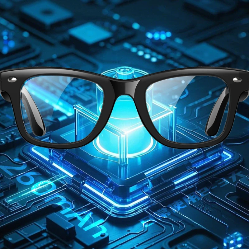 

M01 Pro AI Glasses, Smart Intelligent Translation, Object Recognition Voice Assistant, Call Music 800W Pixel Sunglasses