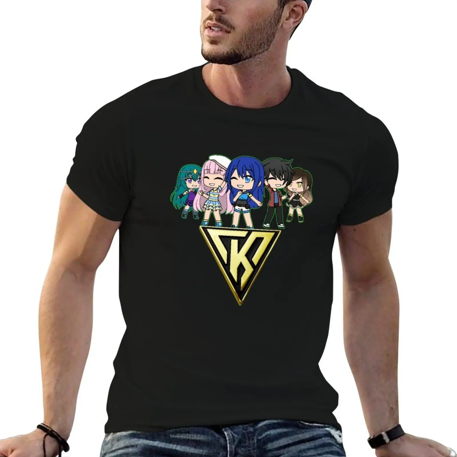 

the krew,Funneh Plushy on a scooter,itsfunneh T-Shirt t shirt man casual g man t shirts for men T-Shirt