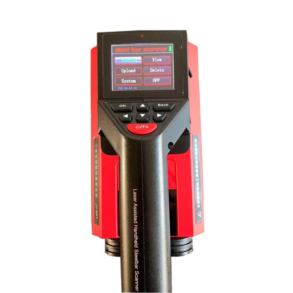 New JY-8Sk Handheld Nondestructive Laser Assisted Steel Bar Scanner JY8SK Steel Bars Distance Tester