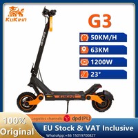 EU Stock Original KuKirin G3 Electric Scooter 1200W Motor 52V 18Ah Battery 52KM/H Max Speed 63KM Range Smart Kickscooter