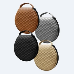 Elegant DVD for Case 20 Disc Holder Compact and Easy to Store for Car Home Travel Embroidered Griding Leather Dropship
