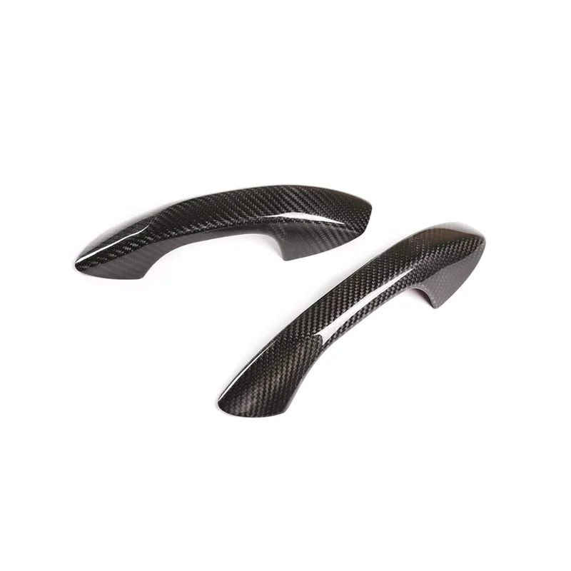 

ABNF!Car Exterior Door Handle Cover Trim Accessories Dry Carbon Fiber Parts For Porsche 911 2012-2018 718 2016-2019, Without Hol