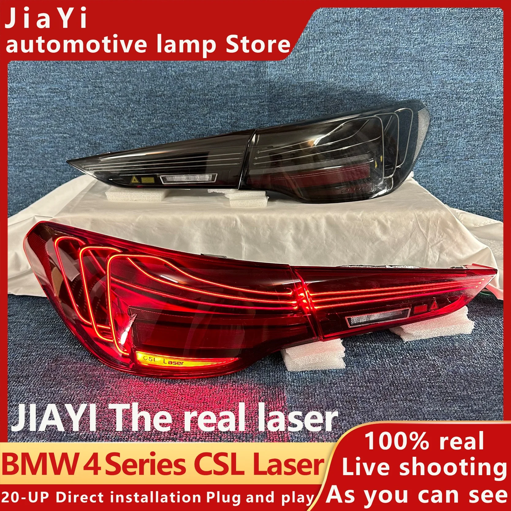 Suitable for 4 series M4 i4 G22 G23 G26 G82 head diode running light fiber optic diode tail light assembly 425i 430 CSL la