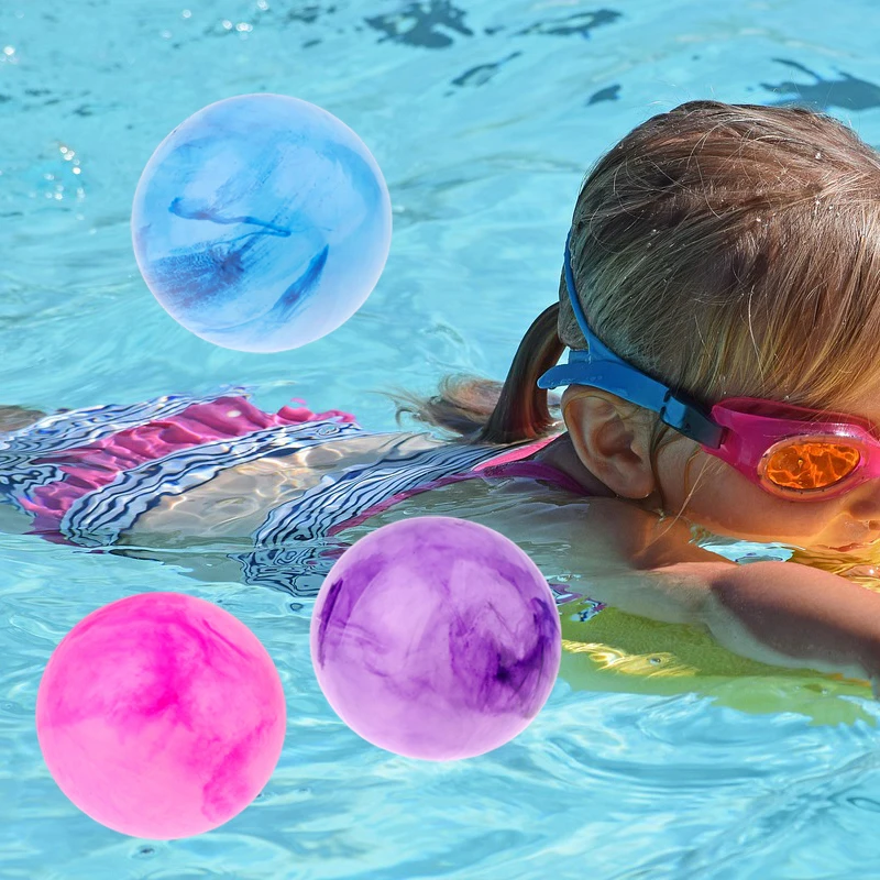 22CM Summer Colorful Inflatable Balloons Swimming Pool Water Ball Play Party Water Game Balloons Beach Ball Fun Toys For Kids