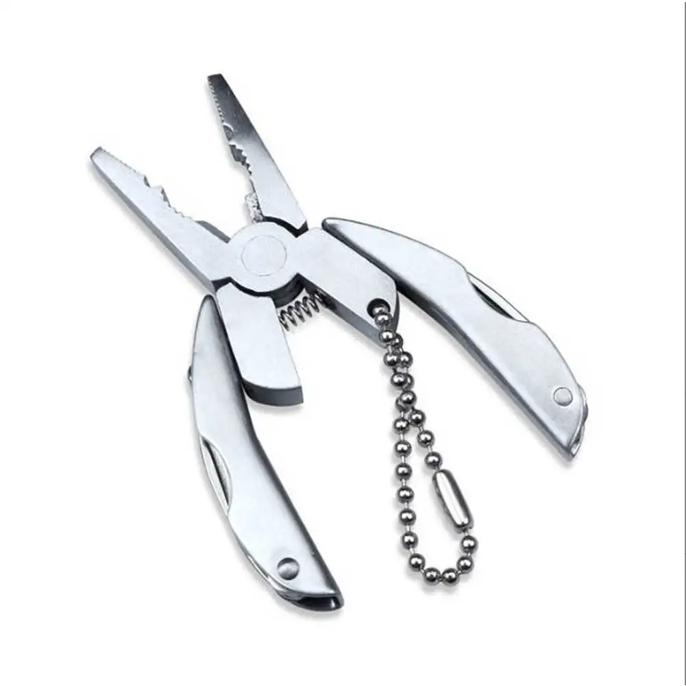 

Multi-function Mini Folding Pocket Keychain Plier Portable Stainless Steel Outdoor Camping Hiking activities Tool Hand Tool