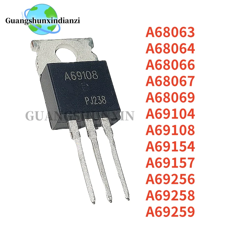 5 uds nuevo A68063 A68064 A68066 A68067 A68069 A69104 A69108 A69154 A69157 A69256 A69258 A69259 TO-220 en Stock