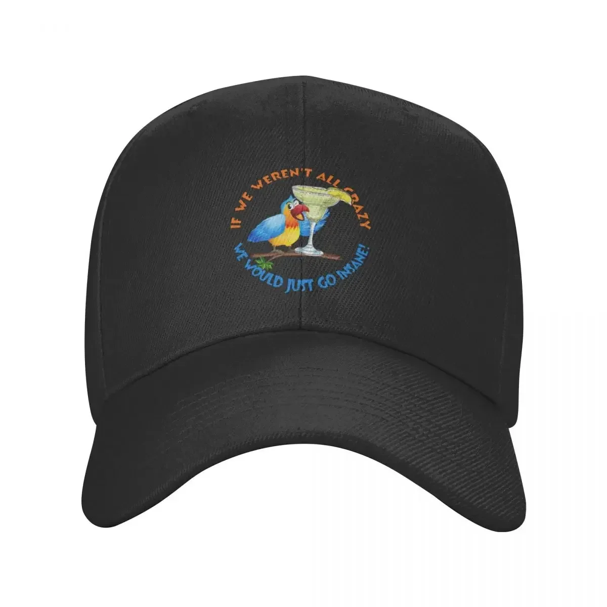 Crazy, Insane Parrot Baseball Cap Dropshipping Military Tactical Cap Gentleman Hat Women's Beach Visor Men's