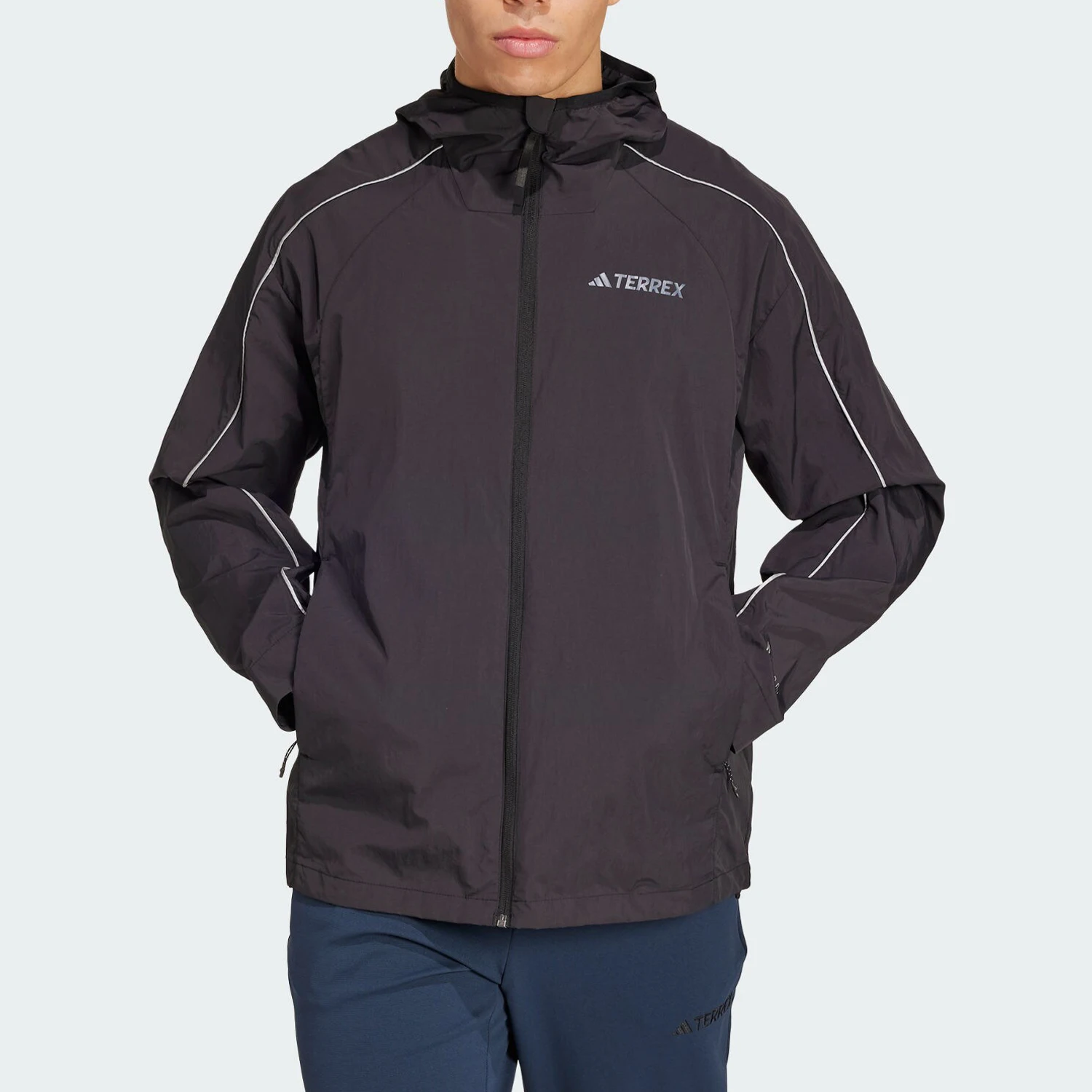 

Adidas Официальная новая мужская уличная солнцезащитная спортивная куртка с капюшоном JG5708