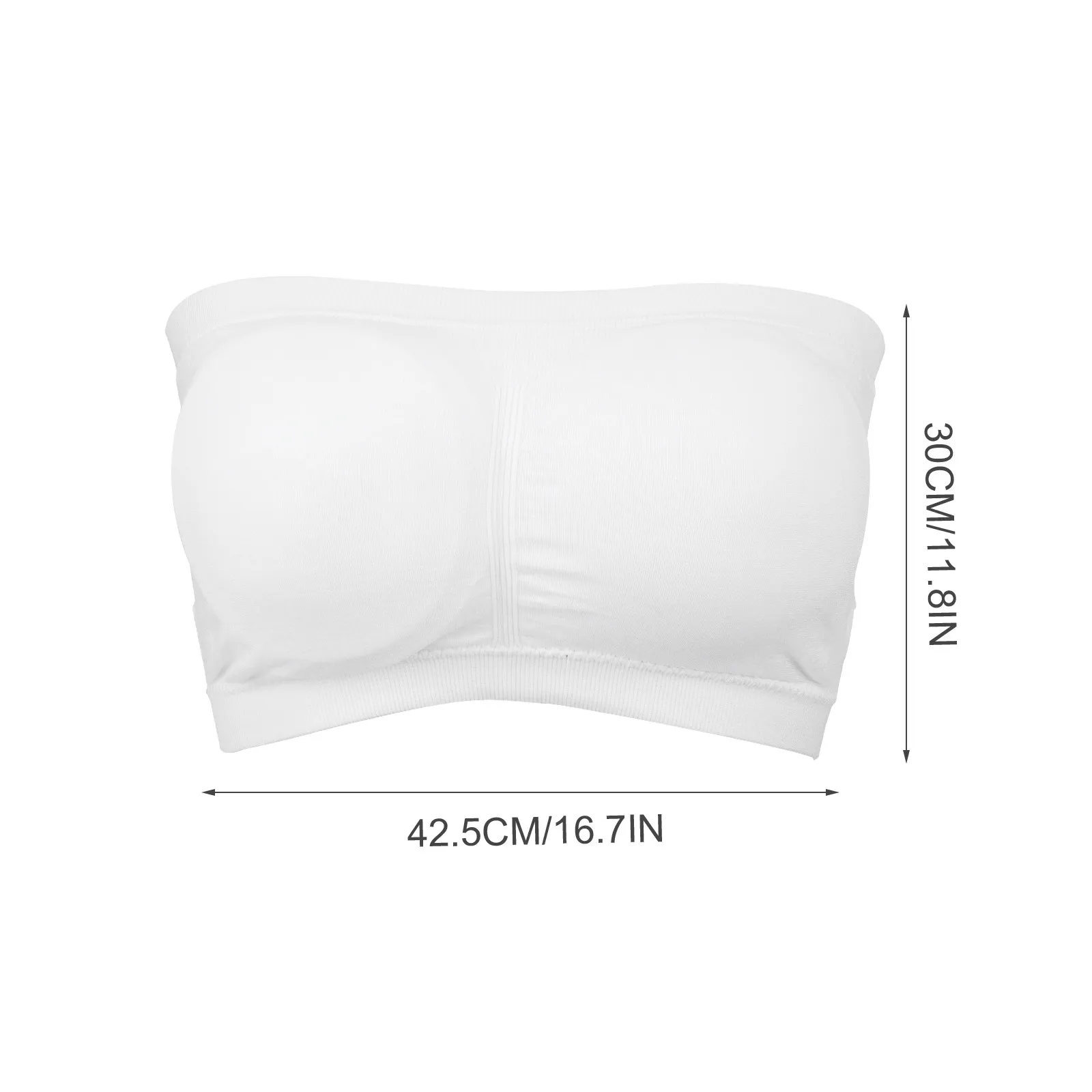 Strapless Bra Elastic Women Seamless Soft Comfortable Running Underwear Breathable Sport Chest Wrap Yoga Fitness Bra view 6