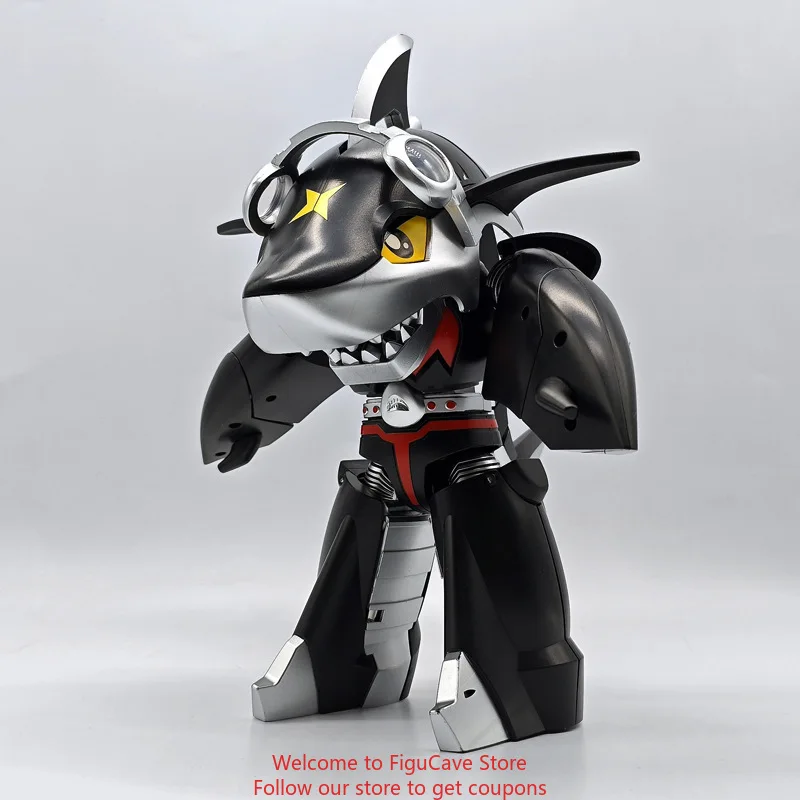 Juguetes transformadores, fragmento de estrellas, tiburón, Chile, TJXB002, serie B, modelo de Robot, colección de figuras de acción, regalos