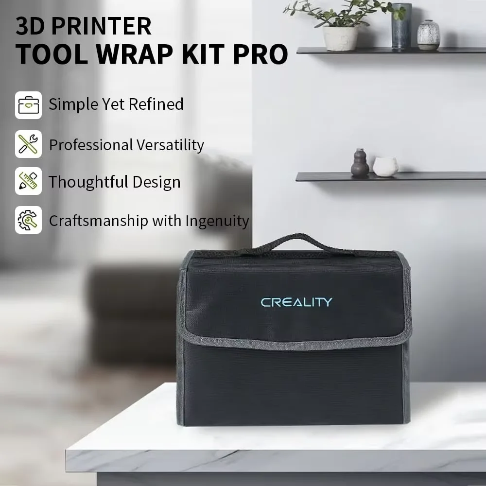 Creality 3D Printer Tool Wrap Kit Bag Pro Multi-functional Screwdriver Set 3D Print Removing Repairing Filament Cutting Cleaning