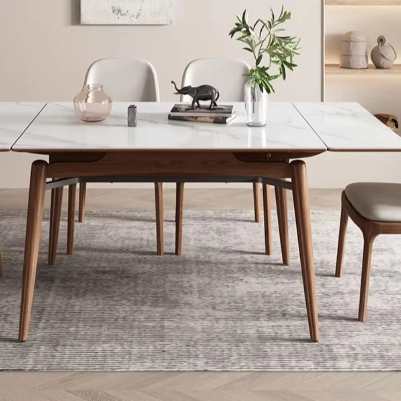 Big Size Creative Dining Table Wall Chairs Corner Nordic Lounge Dining Table Console Mahjong Mesas De Jantar Kitchen Furniture