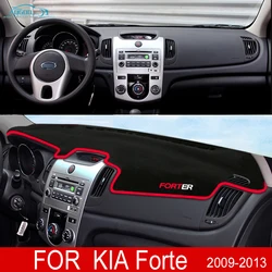 For KIA Forte 2009 2010 2011 2012 2013 TD Anti-Slip Mat Dashboard Cover Sunshade Dashmat Carpet Accessories Cerato Vivaro Koup