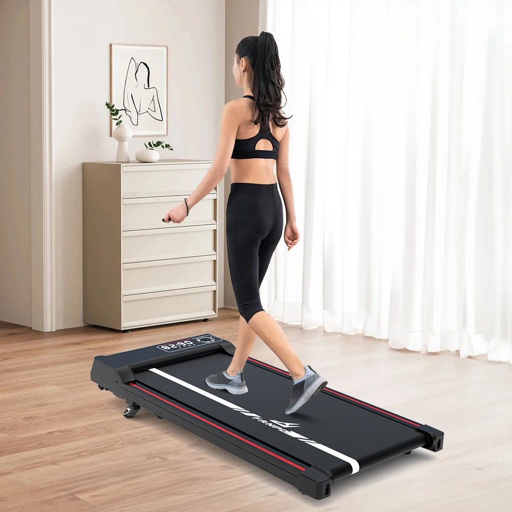 New Arrival Under Desk Walking Pad Treadmill 2 In 1 Portable Treadmill Running Machine Mini Walking Pad For Home