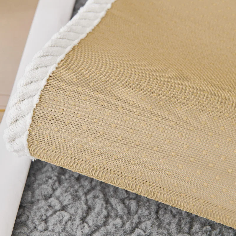 Wool Sofa Cover Cloth Universal Living Room Sofa Towel Plush Non-Slip Sofa Cover Thickened Warm Towel Breathable Cushions