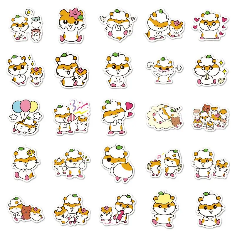 50Pcs Sanrio Corocorokuririn Pvc Stickers Laptop Phone Sticker Diy Luggage Water Cup Waterproof Sticker Cartoon Gift For Girls