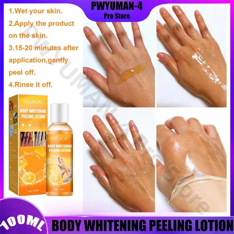 Yellow Peeling Oil Body Cleansing Exfoliation For Tender Glowing Skin Finger Joint Whitening Moisturizing Care Beauty Products