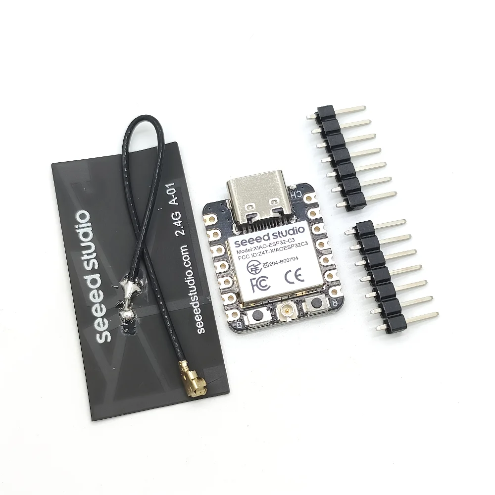 Seeed Studio XIAO ESP32C3 Tiny MCU Board with WiFi & BLE,Battery Charging,Low Power Microcontroller for IoT and Machine Learning