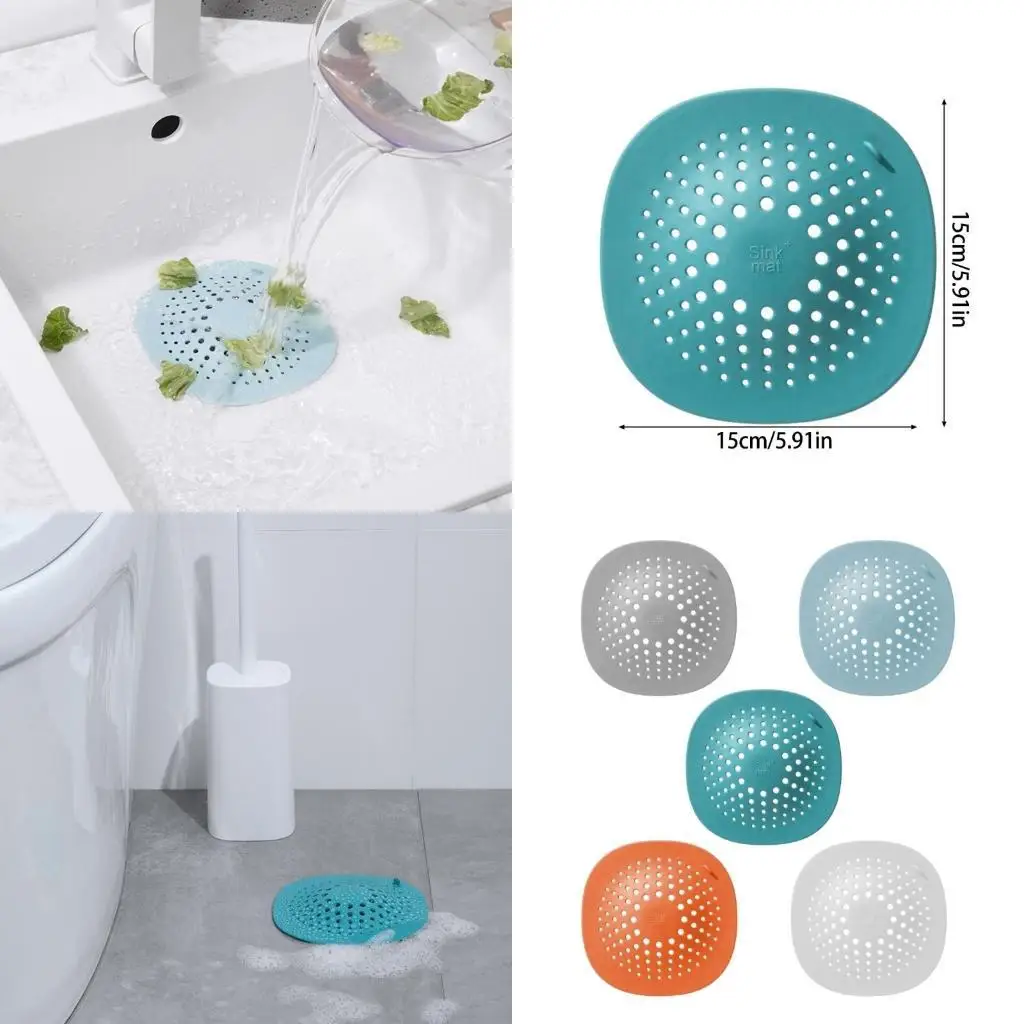 

Y1ud 5pcs Пластиковые резиновые ловцы волос для душа и ванны