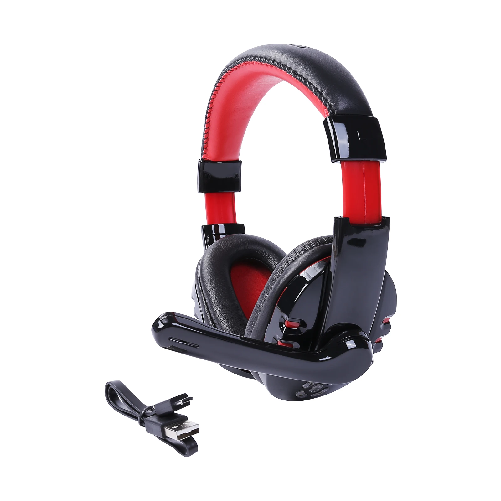 Wireless  4.2 Over Ear Earphone, Noise-Canceling Adjustable Earphone, Deep Bass Stereo Gaming Micro Headphones