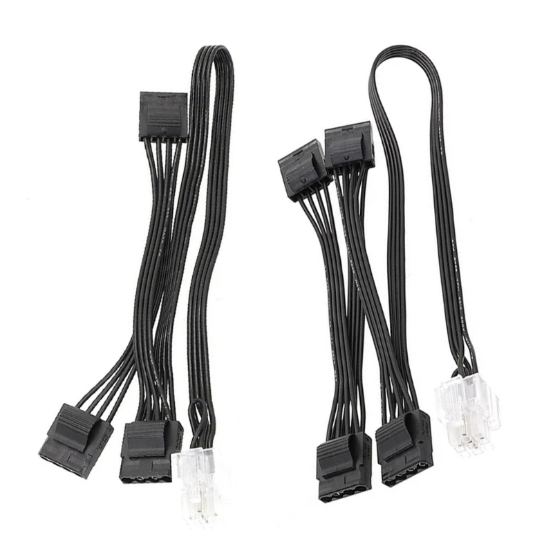 9 Pin Series Modular Cable to Molex 4PIN D Type X4 X3 Power Supply Connector Perfect for Super Flower LEADEX G650 Dropship