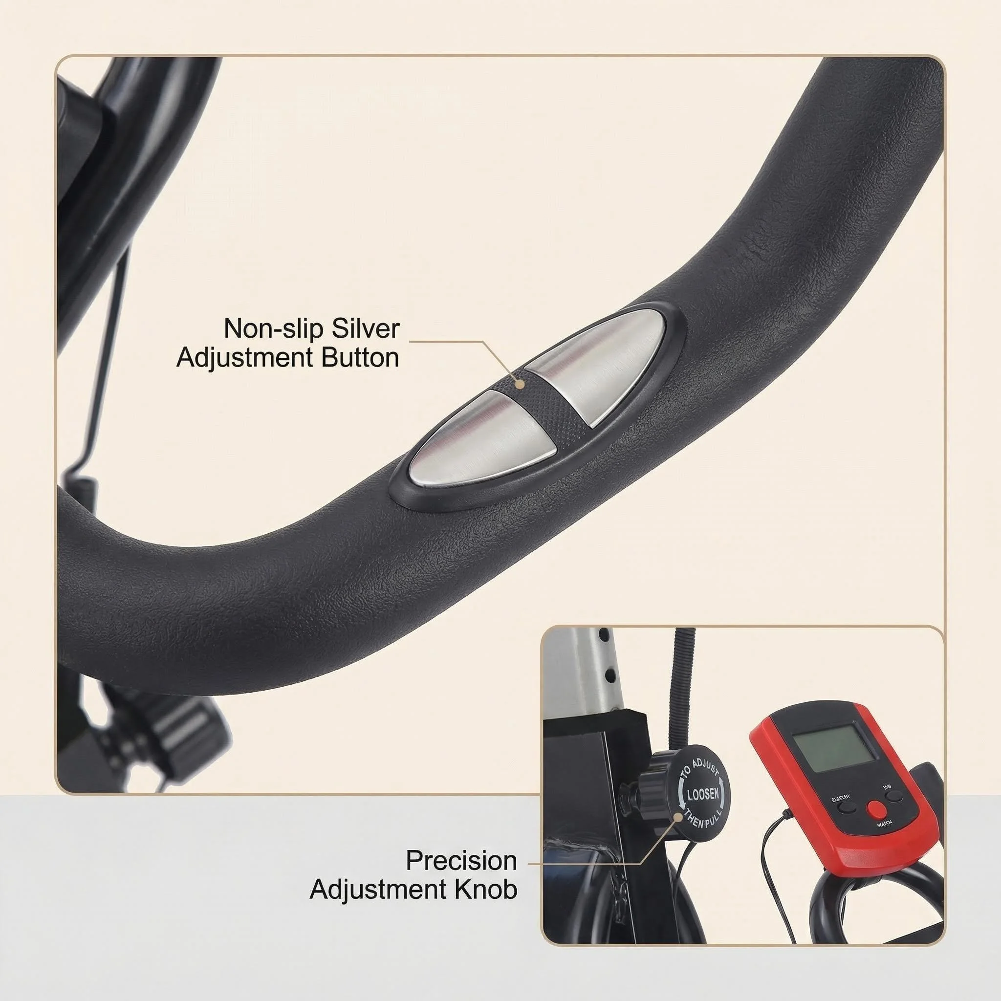 Bicicleta de Spinning Ergométrica para Gimnasio, Equipo de Ejercicio para Uso en Interiores, Entrenamiento Cardiovascular, Bicicleta de Spinning de Alta Calidad