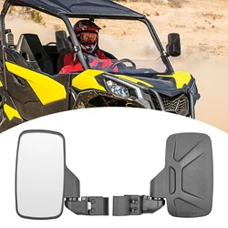 Espejo retrovisor plegable, Retrovisor lateral UTV para Pro-Fit, cabin Can-Am Defender/Maverick Trail W & Polaris Ranger 500 /570/XP 900/1000