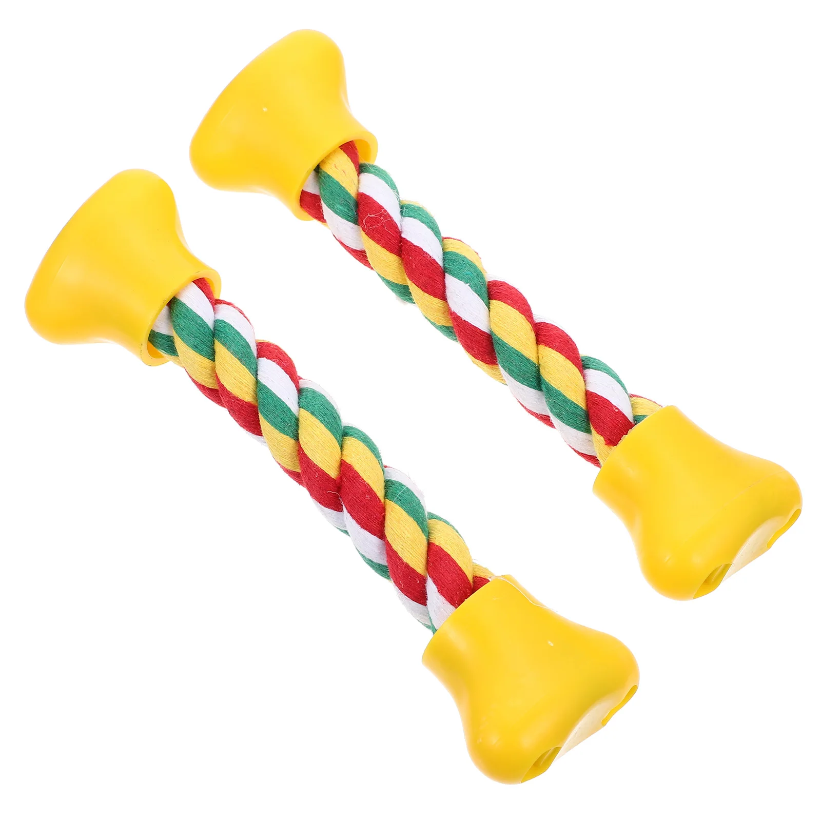 

2pcs Bone Shaped Molar Chew For Dogs Cats Bite Resistant Cotton Rope Teeth Cleaning Plaque Removal Pet Training Plaything Dog