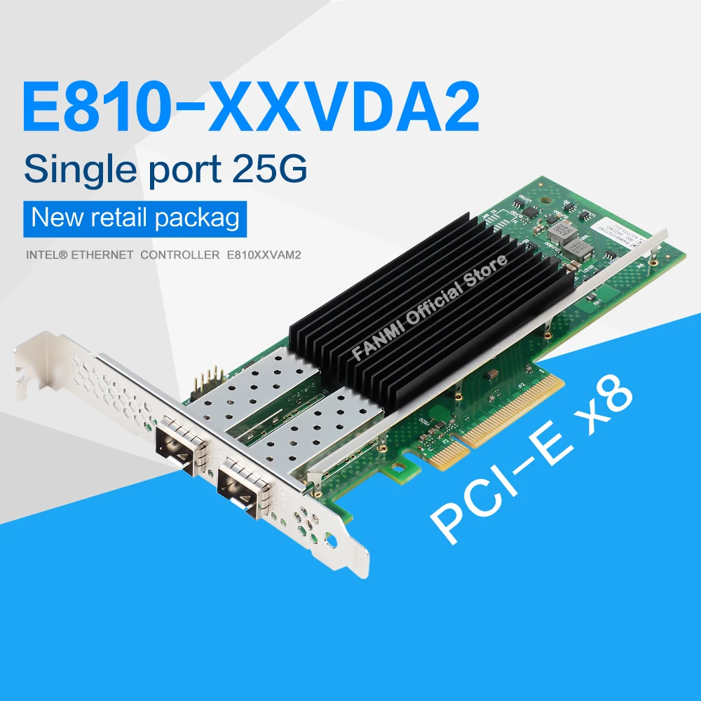 Fanmi E810-xxvda2 25gbe Ethernet Network Adapter E810 Chipset Support Rdma