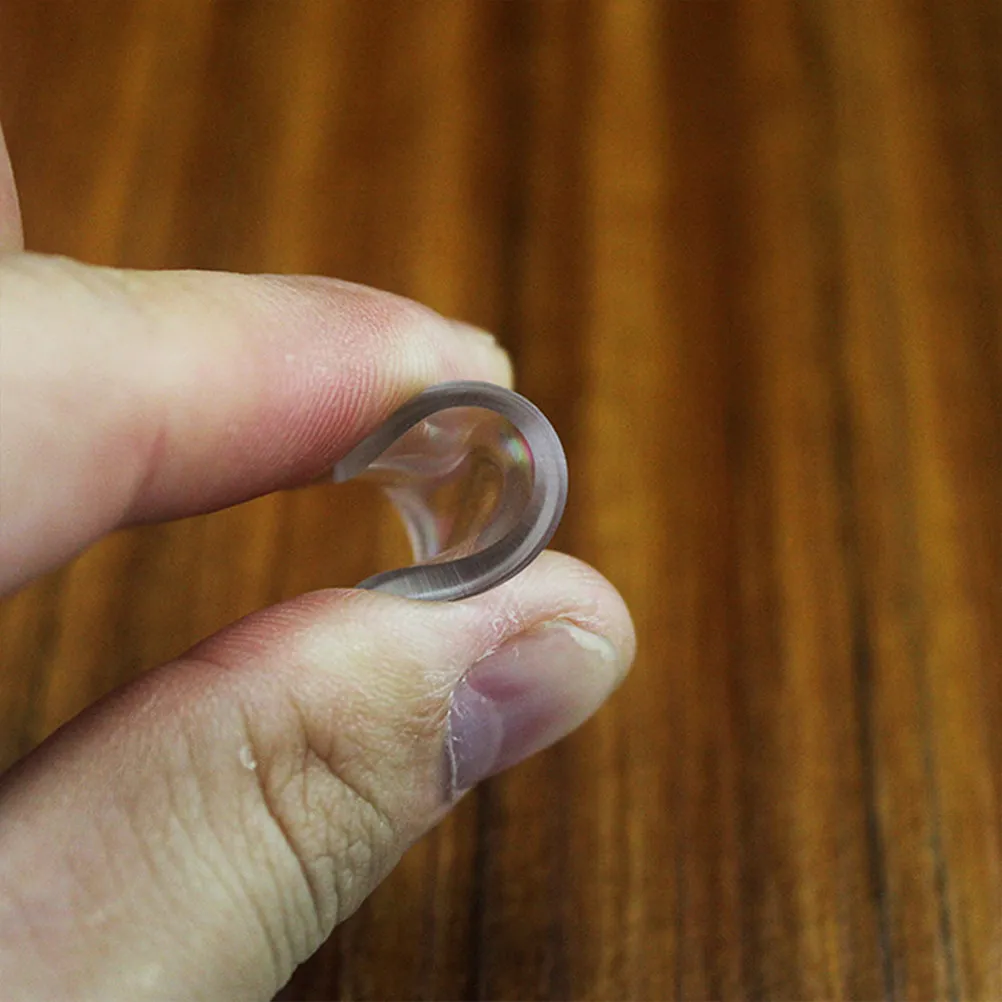 20Pcs Clear Glass Table Rubber Spacers Thick Bumpers Anti Skid Pads Protect Furniture Safe No Glue for Heavy Glass Table Tops