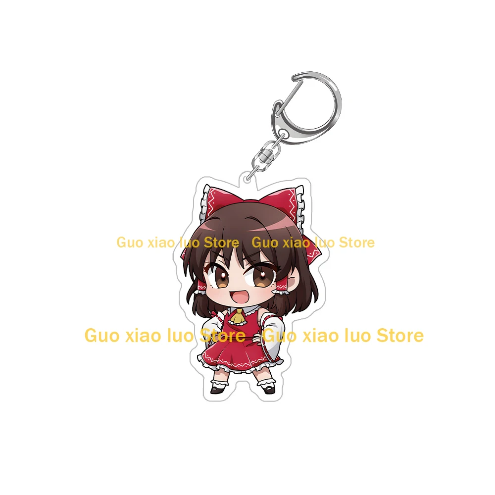 Touhou Project Ran Yakumo Yuyuko Saigyouji Youmu Konpaku  Alice Margatroid Chen Remilia Scarlet Chibi Anime Acrylic keychain Toy